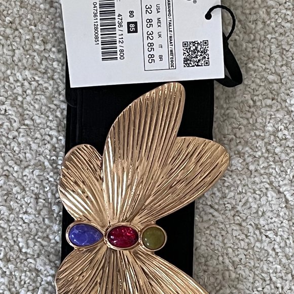 Zara Butterfly Belt NWT - Picture 2 of 2